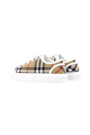 check fabric sneakers BURBERRY KIDS | 8114570B9368
